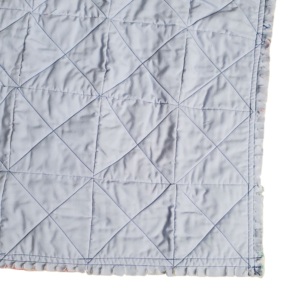 New Homemade Colorful Baby Rag Quilt - Picture 13 of 14